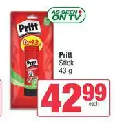 Spar Pritt Stick-43g offer