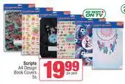 Spar Scripto A4 Design Book Covers-5s Per Pack offer