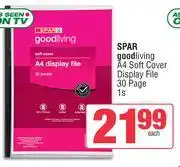 Spar Spar Good Living A4 Soft Cover Display File 30 Page-1s offer