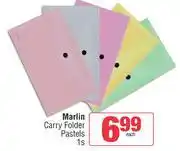 Spar Marlin Carry Folder Pastels-Each offer