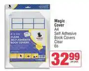 Spar Magic Cover A4 Self Adhesive Book Covers Clear-6s Per Pack offer