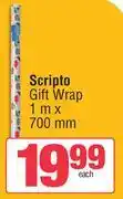 Spar Scripto Gift Wrap 1m x 700mm offer