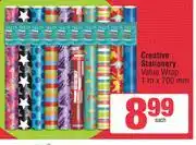Spar Creative Stationery Value Wrap 1m x 700mm offer