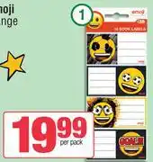 Spar Emoji A4 Book Labels Soccer-16s Per Pack offer