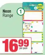 Spar Neon A4 Book Labels-16s Per Pack offer
