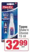 Spar Tippex Shake n Choose-15ml offer