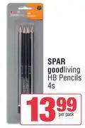 Spar Spar Good Living HB Pencils-4s Per Pack offer