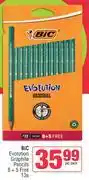 Spar Bic Evolution Graphite Pencils 8 + 5 Free-13s Per Pack offer