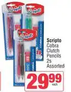 Spar Scripto Cobra Clutch Pencils Assorted-2s offer