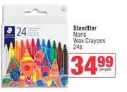 Spar Staedtler Noris Wax Crayons-24s Per Pack offer