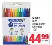 Spar Marlin Kids Retractable Crayons-12s Per Pack offer