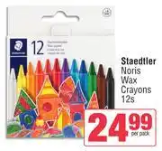 Spar Staedtler Noris Wax Crayons-12s Per Pack offer