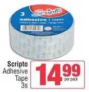 Spar Scripto Adhesive Tape-3s Per Pack offer