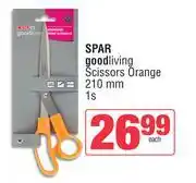 Spar Spar Good Living Scissors Orange 210mm-1s offer
