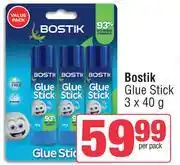 Spar Bostik Glue Stick-3 x 40g Per Pack offer