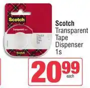 Spar Scotch Transparent Tape Dispenser-1s offer