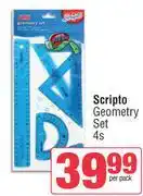 Spar Scripto Geometry Set-4s Per Pack offer