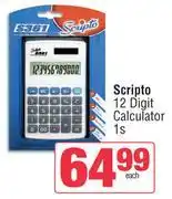 Spar Scripto 12 Digit Calculator-1s offer