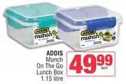 Spar Addis Munch On The Go Lunch Box (1.15Ltr)-Each offer