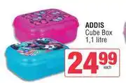 Spar Addis 1.1Ltr Cube Box-Each offer