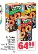 Spar Dr Oetkar Ital Pizza Donuts Ham & Cheese, Margherita, Cheesy Chicken-4 Per Pack offer