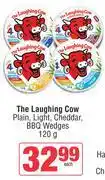 Spar The Laughing Cow Plain, Light, Cheddar, BBQ Wedges-120gm Each offer