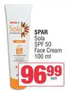 Spar Spar Sola SPF 50 Face Cream-100ml offer