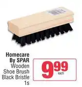 Spar Homecare By Spar Wooden Shoe Brush (Black Bristle) offer