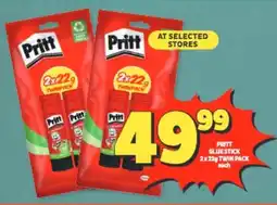 Usave Pritt glue stick twin pack offer
