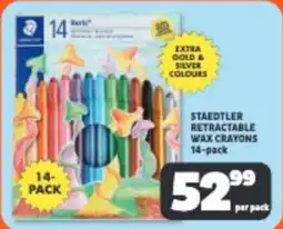 Usave Staedtler retractable wax crayons offer