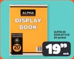 Usave Alpha A4 display file offer