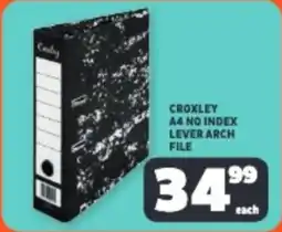 Usave Croxley A4 no index lever arch file offer
