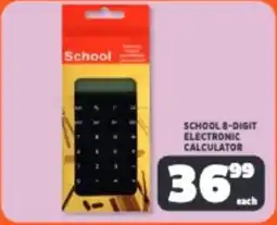 Usave School 8-digit electronic calculator offer