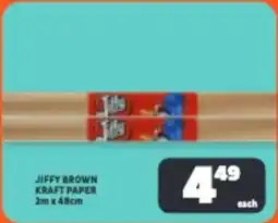 Usave Jiffy brown kraft paper offer