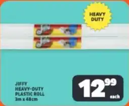 Usave Jiffy heavy-duty plastic roll offer