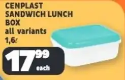 Usave Cenplast sandwich lunch box offer