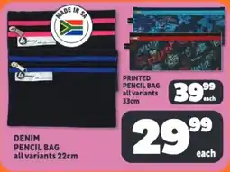 Usave Denim pencil bag offer