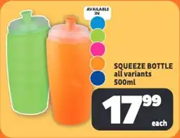 Usave Squeeze bottle offer