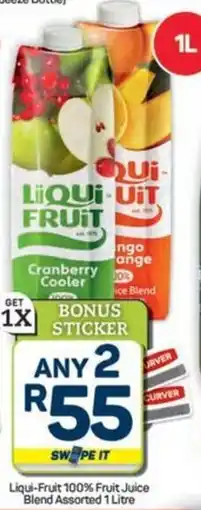 Pick n Pay Liqui-Fruit 100% Fruit Juice Blend Assorted offer