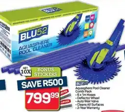 Pick n Pay BLU52 Aquasphere Pool Cleaner Combi Pack offer