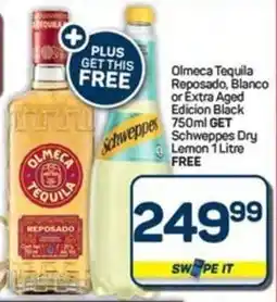 Pick n Pay Olmeca Tequila Reposado, Blanco or Extra Aged Edicion Black offer