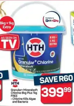 Pick n Pay HTH Granular+ Mineralsoft Chlorine offer