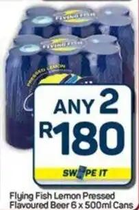 Pick n Pay Flying Fish Lemon Pressed Flavoured Beer Cans offer