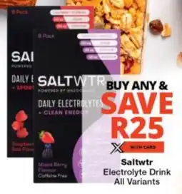 Checkers Saltwtr Electrolyte Drink All Variants offer