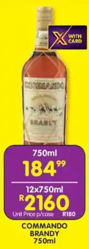 Shoprite Liquor Commando brandy offer