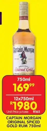 Shoprite Liquor Captain morgan original spiced gold rum offer
