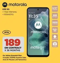 HiFi Corp Motorola G35 5G offer
