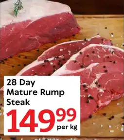 Oxford Freshmarket 28 Day Mature Rump Steak offer