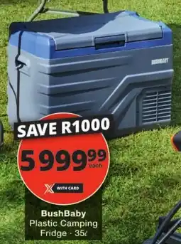 Checkers BushBaby Plastic Camping Fridge offer