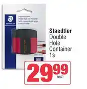 Spar Staedtler Double Hole Container-1s offer